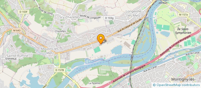 localisation de l'entreprise CDLM  SCY-CHAZELLES