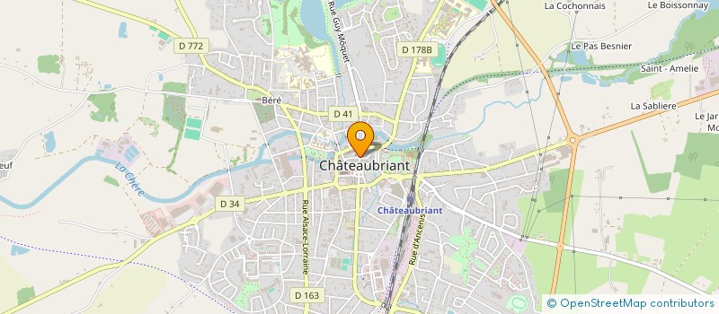 localisation de l'entreprise CDLP CHATEAUBRIANT  CHATEAUBRIANT