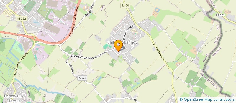 localisation de l'entreprise CDLR IMMO  SAILLY-LEZ-LANNOY