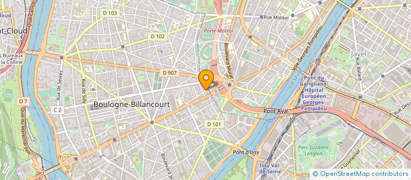 localisation de l'entreprise CDLT BISOU à BOULOGNE-BILLANCOURT