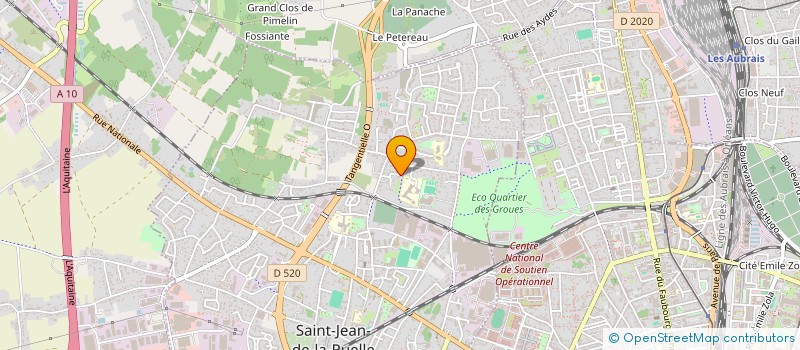 localisation de l'entreprise CDLT IMMO  SAINT-JEAN-DE-LA-RUELLE