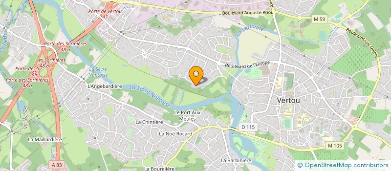 localisation de l'entreprise CDLZA  VERTOU