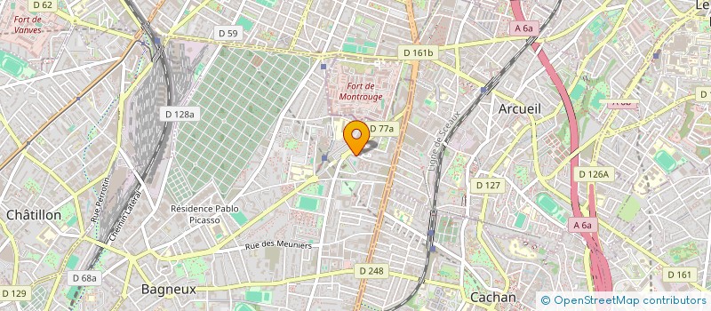 localisation de l'entreprise CDM à BAGNEUX