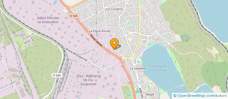 localisation de l'entreprise CDM  FOS-SUR-MER