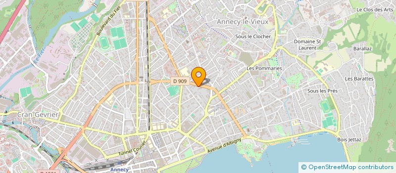 localisation de l'entreprise CDM à ANNECY