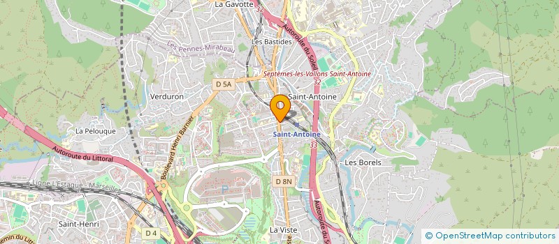 localisation de l'entreprise CDM à MARSEILLE