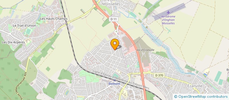 localisation de l'entreprise CDM  DOMONT