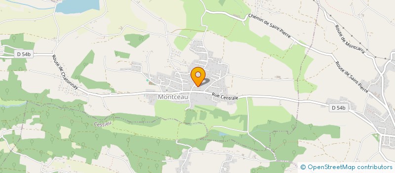 localisation de l'entreprise CDM  RUY-MONTCEAU