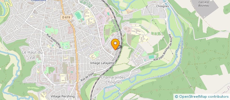 localisation de l'entreprise CDM à CHAUMONT