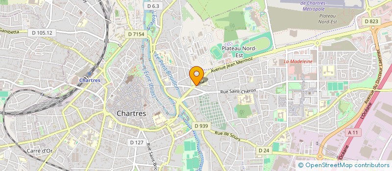 localisation de l'entreprise CDM à CHARTRES