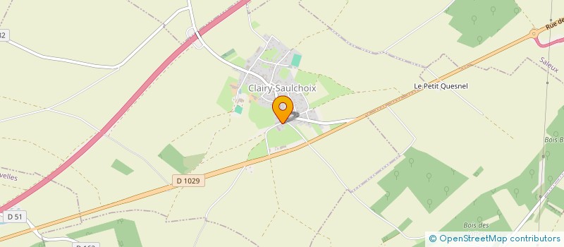 localisation de l'entreprise CDM  CLAIRY-SAULCHOIX