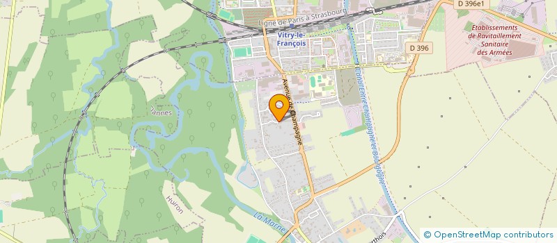 localisation de l'entreprise CDM  FRIGNICOURT