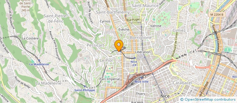 localisation de l'entreprise CDM BATIMENT  NICE