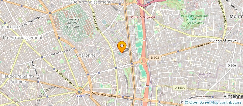 localisation de l'entreprise CDM CALCETTO  PARIS