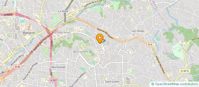 localisation de l'entreprise CDM-CARRELEURS DU MIDI  MARSEILLE