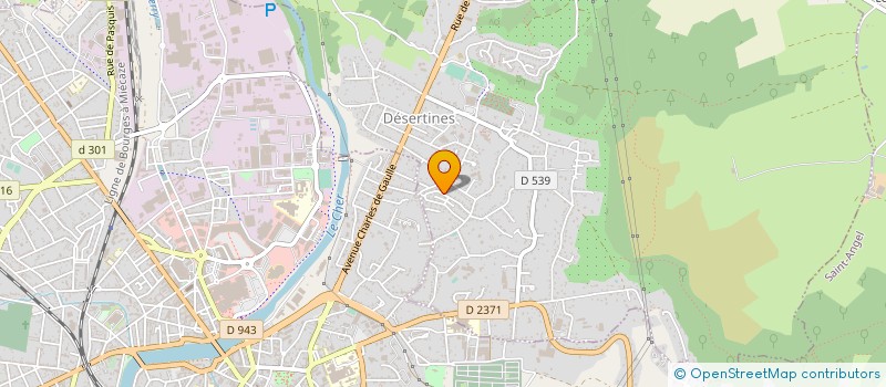 localisation de l'entreprise CDM EQUIPEMENTS à DESERTINES