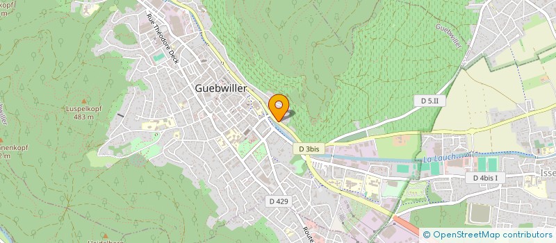 localisation de l'entreprise CDM GARREFFA FRERES SARL  GUEBWILLER