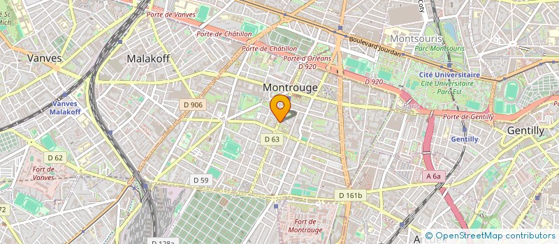 localisation de l'entreprise CDM MONTROUGE à MONTROUGE
