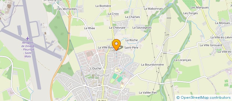 localisation de l'entreprise CDM PLEURTUIT  PLEURTUIT