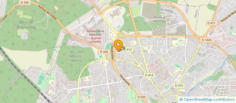 localisation de l'entreprise CDM RENOV à MELUN