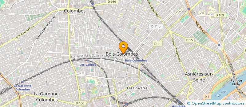 localisation de l'entreprise CDM RESSOURCES HUMAINES à BOIS-COLOMBES