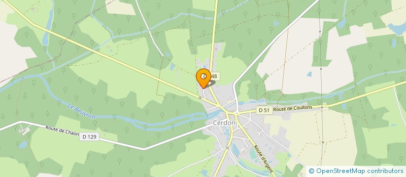 localisation de l'entreprise CDM SERVICE à CERDON