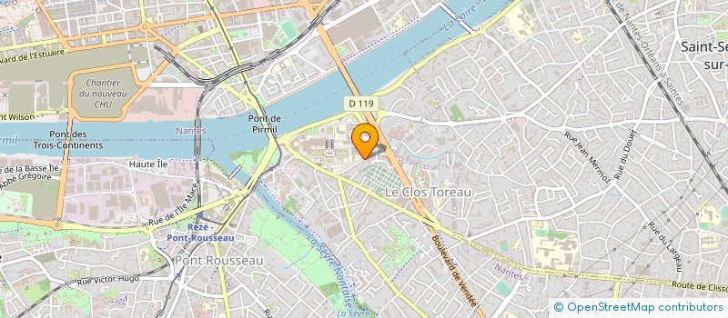 localisation de l'entreprise CDM SERVICES à NANTES