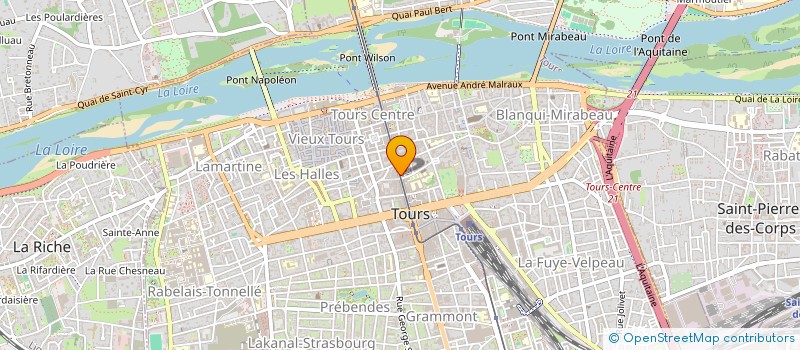 localisation de l'entreprise CDM TOURS à TOURS