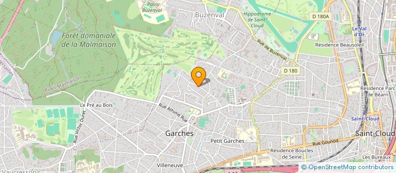 localisation de l'entreprise CDM140 à GARCHES