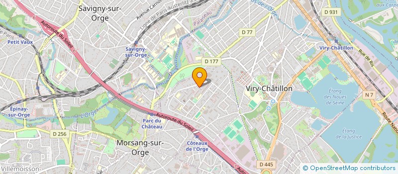 localisation de l'entreprise CDMA à VIRY-CHATILLON