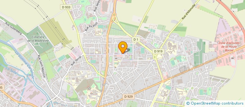 localisation de l'entreprise CDMC INDUSTRIES à AMIENS