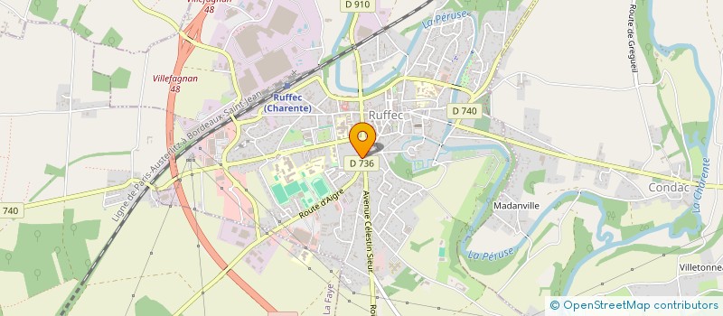 localisation de l'entreprise CDMCSOLUTIONS  CHEF-BOUTONNE