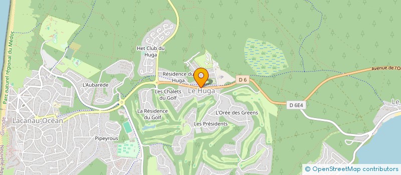 localisation de l'entreprise CDMDC  LACANAU