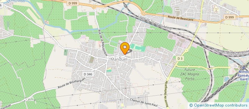 localisation de l'entreprise CDME  MANDUEL