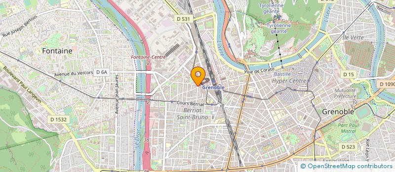 localisation de l'entreprise CDMF - AVOCATS  GRENOBLE