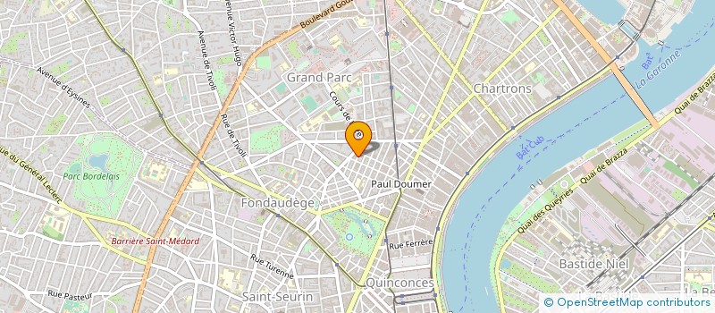 localisation de l'entreprise CDMG à BORDEAUX