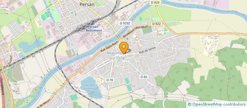 localisation de l'entreprise CDMING.SERV à BEAUMONT-SUR-OISE