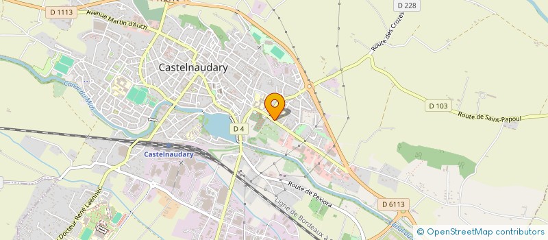 localisation de l'entreprise CDMO  CASTELNAUDARY