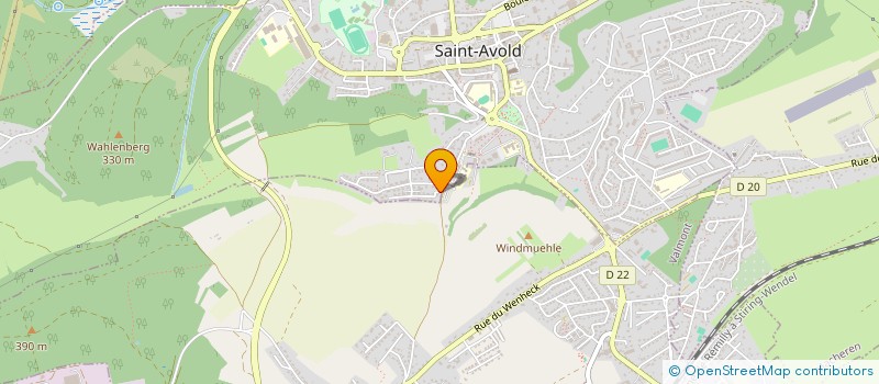 localisation de l'entreprise CDMO57500  SAINT-AVOLD