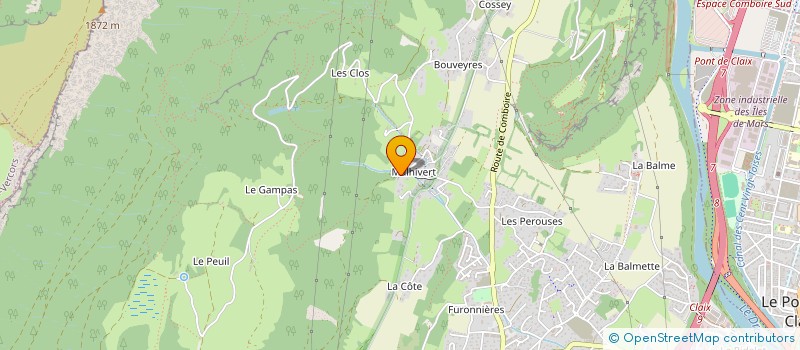 localisation de l'entreprise CDMPC  CLAIX