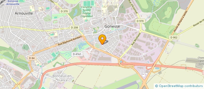 localisation de l'entreprise CDMR à GONESSE