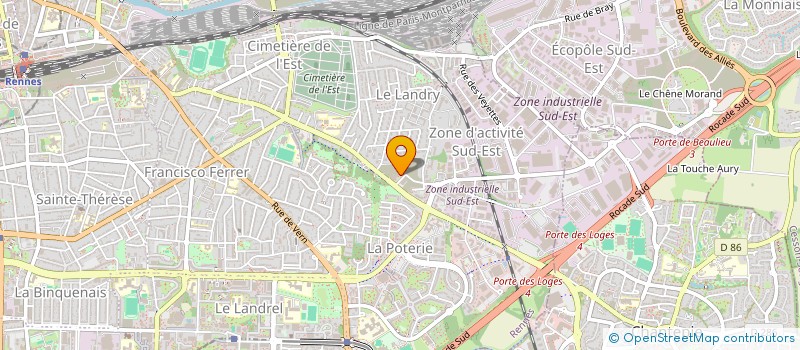 localisation de l'entreprise CDMV  RENNES