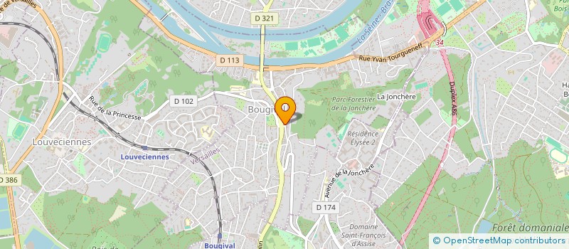 localisation de l'entreprise CDN  BOUGIVAL