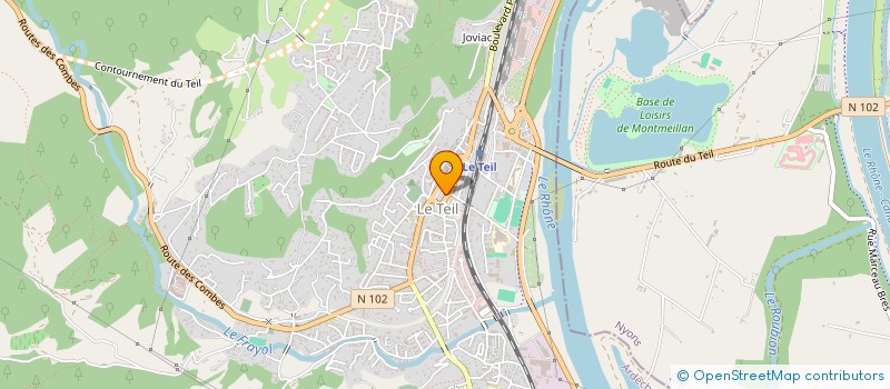 localisation de l'entreprise CDN  LE TEIL