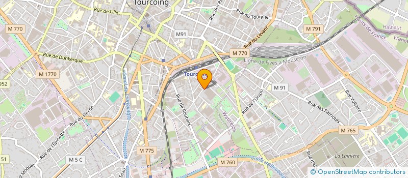 localisation de l'entreprise CDN IMMOBILIER  TOURCOING