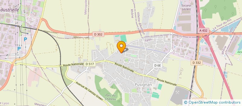 localisation de l'entreprise CDN IMMOBILIER  PUSIGNAN