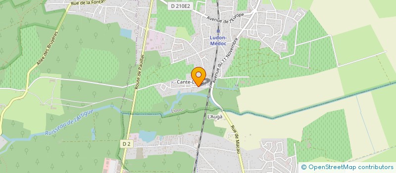 localisation de l'entreprise CDN PLATRERIE  LUDON-MEDOC