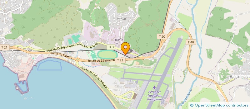 localisation de l'entreprise CDO ALIMENTATION à AJACCIO