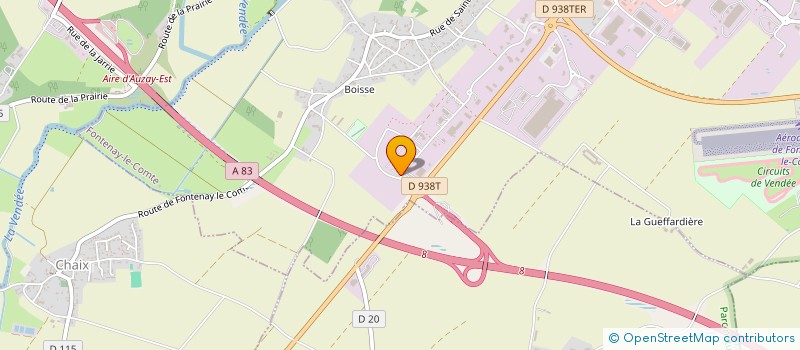 localisation de l'entreprise CDO IMMOBILIER  FONTENAY-LE-COMTE