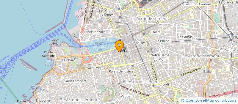localisation de l'entreprise CDO VALERIE ET PHILIPPE à MARSEILLE